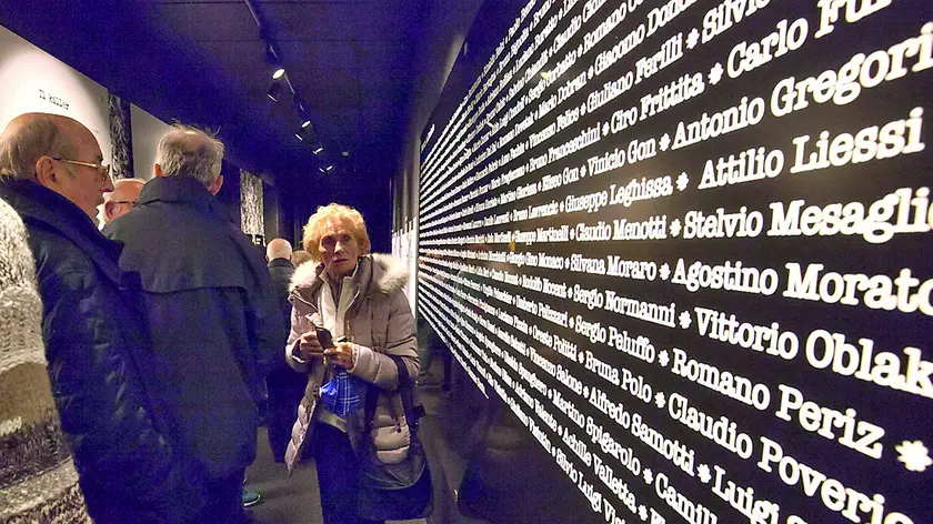 il memoriale al Muca di Monfalcone