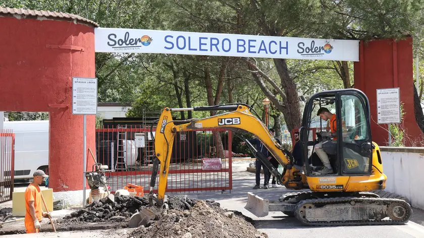 Bonaventura Monfalcone-17.05.2019 Lavori in corso Lido di Panzano-Solero Beach-Monfalcone-foto di Katia Bonaventura