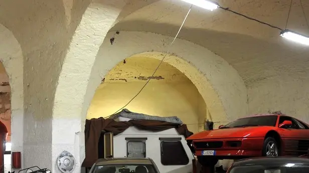 Foto Bruni 29.04.13 Arresto di Claudio Coretti: perquisizione garage/abitazione della Polizia