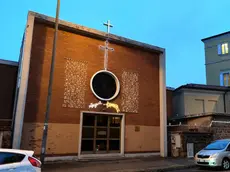 La chiesa della comunità rumeno ortodossa di via dell’Istria di cui il padre Negrea è parroco. Foto Lasorte