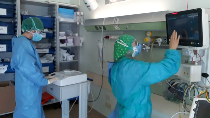 Silvano Trieste 2020-03-31 Terapia Intensiva, Ospedale di Cattinara