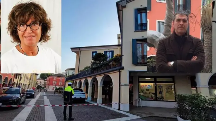 Il luogo del femminicidio a San Stino di Livenza, la vittima Cinzia Luison e l'omicida Walter Pitteri