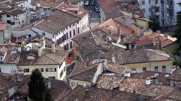 Bumbaca Gorizia Panoramiche di Gorizia dal castello