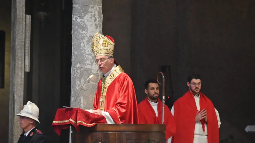 Il vescovo Trevisi a san Giusto (Bruni)