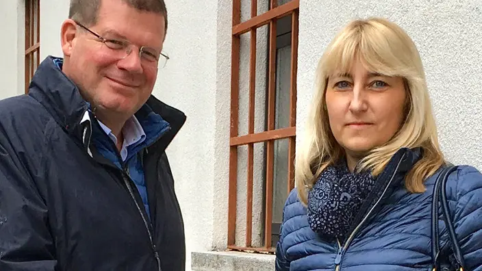 Lasorte Trieste 27/05/19 - Monrupino, Elezioni Comunali. Nuova Sindaca Tanja Kosmina con Marko Pisani
