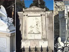 Cimitero greco-orientale, famiglia Carciotti che ospita la tomba di Demetrio; cimitero serbo-ortodosso, tomba Ivanković