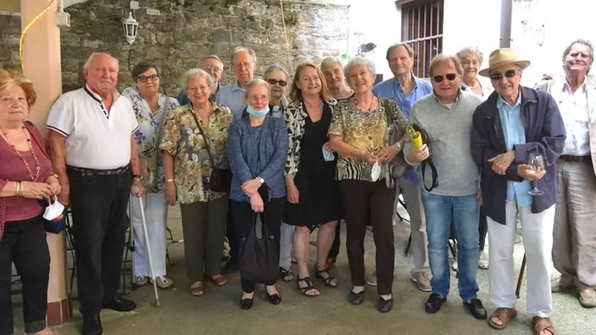 Foto Bruni Trieste 03.07.20 Trattoria Il Moro:il ritrovo annuale dei maturandi di 60anni fa