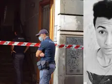 Sherif Wahdan, 25 anni. A sinistra l'entrata di via Stuparich: al secondo piano l'appartamento dove ha ucciso il padre