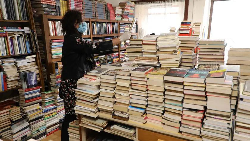 Una libreria goriziana (Foto Bumbaca)