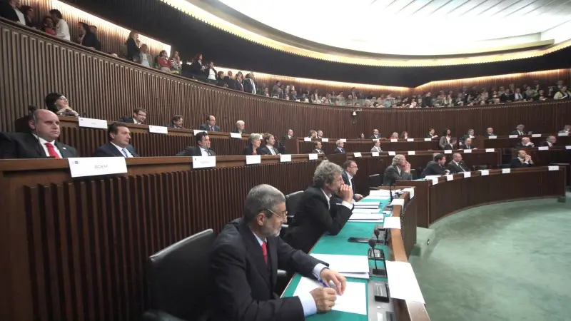 L'aula del Consiglio regionale