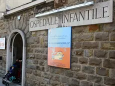 L'ingresso dell'ospedale infantile