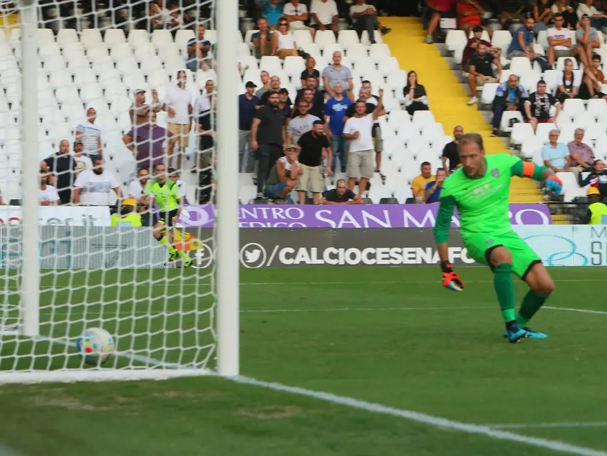Lasorte Trieste 15/09/19 - Calcio Serie C, Cesena - Triestina, Gol Giorico