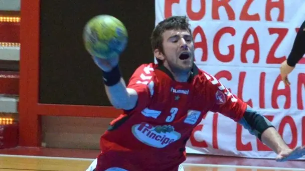 Foto Bruni 06.03.14 Pallamano Play-off:Trieste - Pressano--radojkovic