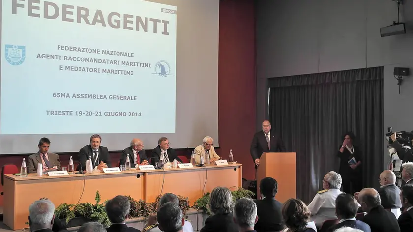 Lasorte Trieste 20/06/14 - Stazione Marittima, Convegno Agenti Marittimi