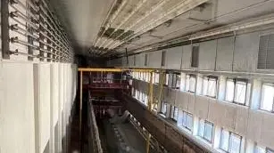 La vasca per le simulazioni navali è stata smantellata in questi giorni