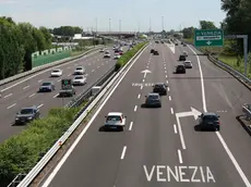 Un tratto di autostrada della rete di Autovie Venete