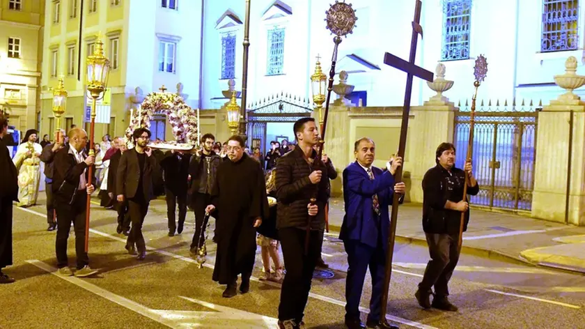Foto BRUNI 26.04.2019 Processione Pasqua Greco-Ortodossa