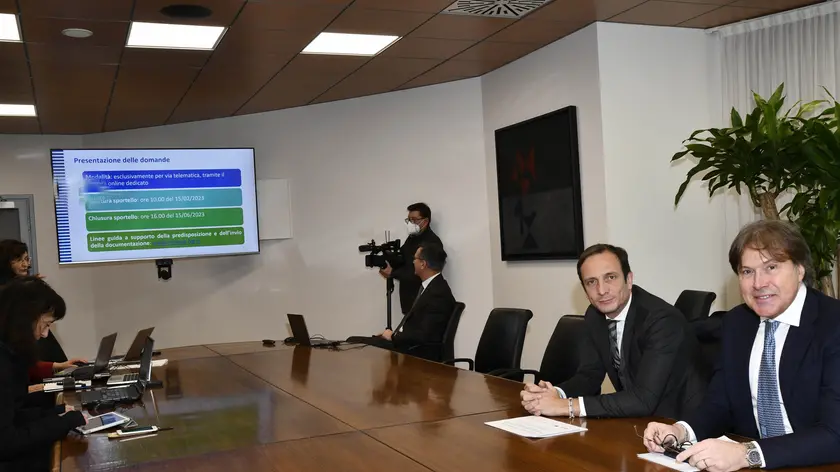 La conferenza stampa in Regione (Giovanni Montenero)