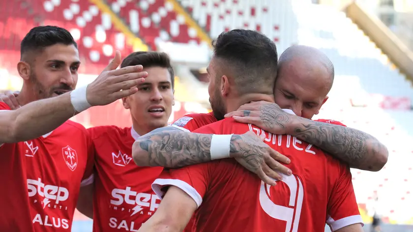 Lasorte Trieste 26/03/22 - Serie C, Triestina - Legnago Salus, Gol Trotta 1 - 0 ed Esultanza