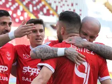 Lasorte Trieste 26/03/22 - Serie C, Triestina - Legnago Salus, Gol Trotta 1 - 0 ed Esultanza