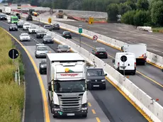 01 settembre 2018.Autovie Venete..Traffico vacanziero sulla A4..Copyright Foto Petrussi / Ferraro Simone