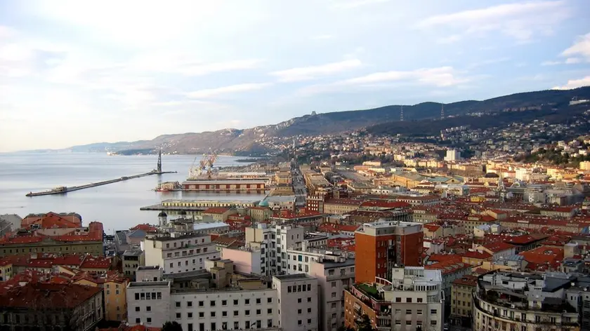 Una veduta di Trieste