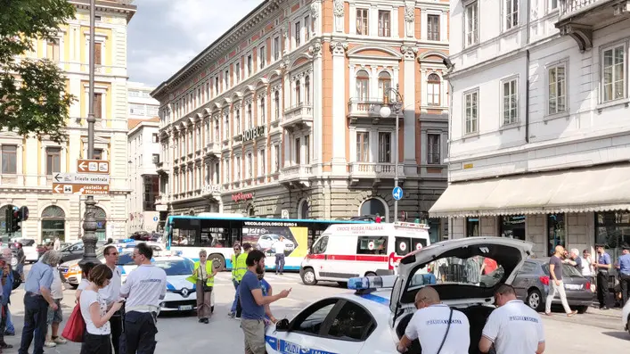 Lasorte Trieste 03/07/19 - Piazza Libertà , Rissa fra Stranieri, Accoltellamento