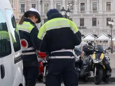 Vigili urbani in una foto di repertorio