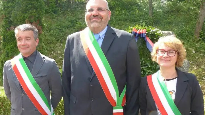 Bumbaca Gorizia 31.05.2019 Peteano commemorazione attentato sindaci Vittori Piak Tomasincic © Fotografia di Pierluigi Bumbaca