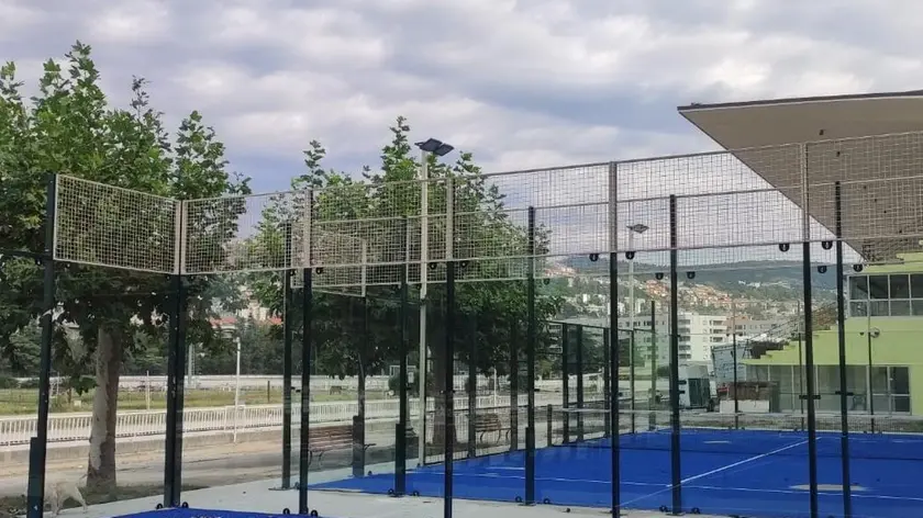 I campi da padel di recente realizzazione all’interno dell’ippodromo