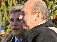 Paolo Rovis e Roberto Dipiazza prima delle elezioni europee 2014