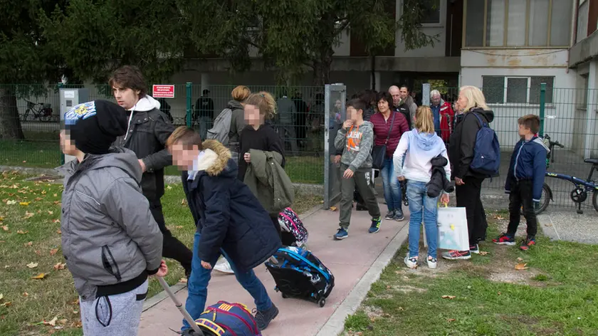 Bonaventura Monfalcone-02.11.2017 Uscita da scuola-Scuola media-Ronchi dei Legionari-foto di Katia Bonaventura