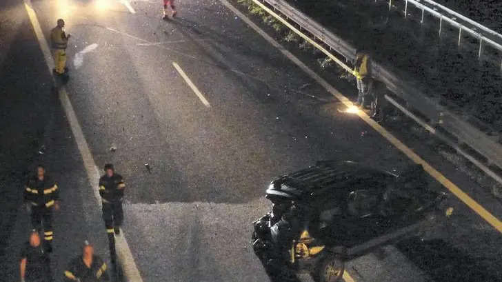 Bumbaca Gorizia 14_09_2019 Incidente Savogna autostrada A34 © Fotografia di Pierluigi Bumbaca