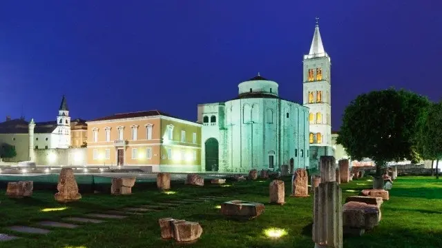 L'area archeologica nel centro di Zara