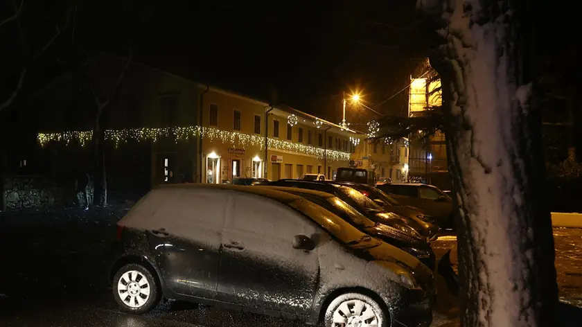 Prime nevi in altipiano. Foto di Andrea Lasorte