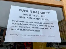 L'annullamento dello spettacolo del Pupkin