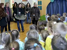 Foto BRUNI Trieste 14.02.2020 Scuola materna Archi--nuovi strumenti musicali dono della Fondazione CRT