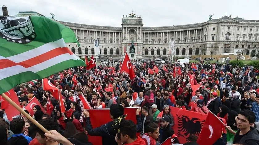 Una manifestazione turca