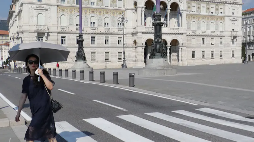 Lasorte Trieste 31/07/18 - Piazza Unità, Caldo