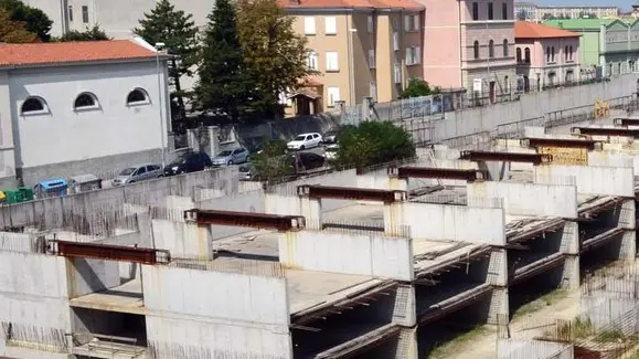 Foto BRUNI 04.08.2017 Via dell'Istria-Ospedale Burlo e Maddalena lavori