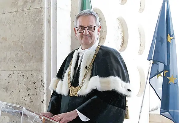 Il rettore dell'Ateneo di Trieste, Di lenarda Foto Lasorte