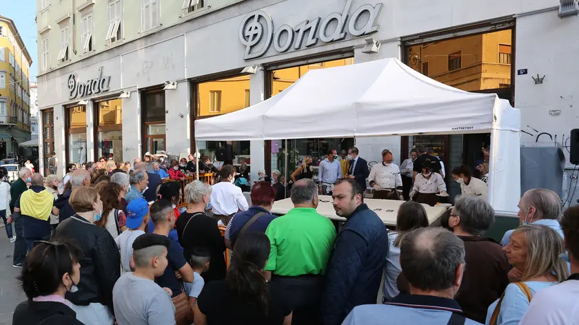 Lasorte Trieste 25/09/21 - Largo Barriera, Inaugurazione Negozio Donda