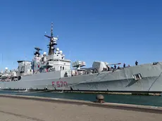 La fregata "Maestrale" a Trieste (Bruni)
