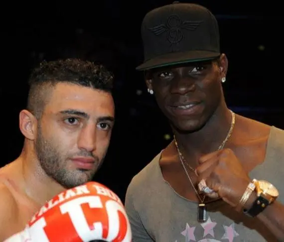 Giorgio Petrosyan con Balotelli