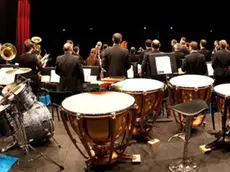 Uno scatto originale della Civica Orchestra di fiati “Giuseppe Verdi”