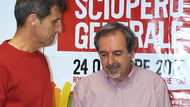 Lasorte Trieste 22/10/14 - Via S.Lazzaro Sede Sindacato USB, Conferenza Stampa