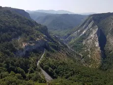 Una splendida panoramica della Riserva naturale regionale della Val Rosandra