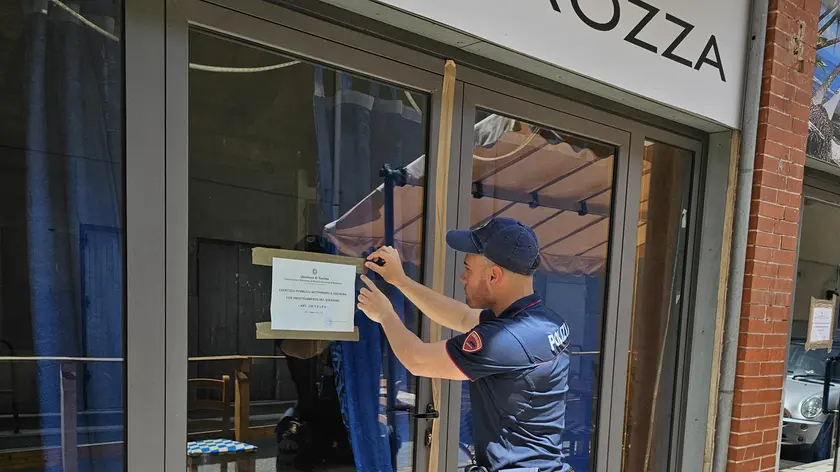 La polizia al lavoro