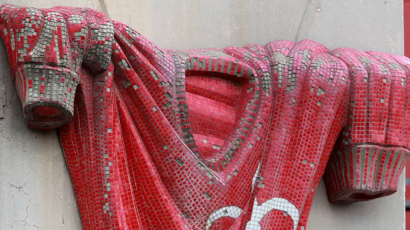 Lasorte Trieste 26/11/15 - Stadio Rocco, Via Miani, Curva Furlan, Mosaici Maglie Triestina