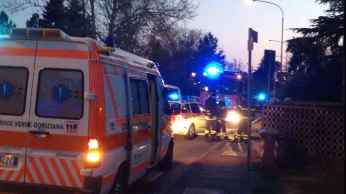 I soccorsi prestati al carabiniere goriziano